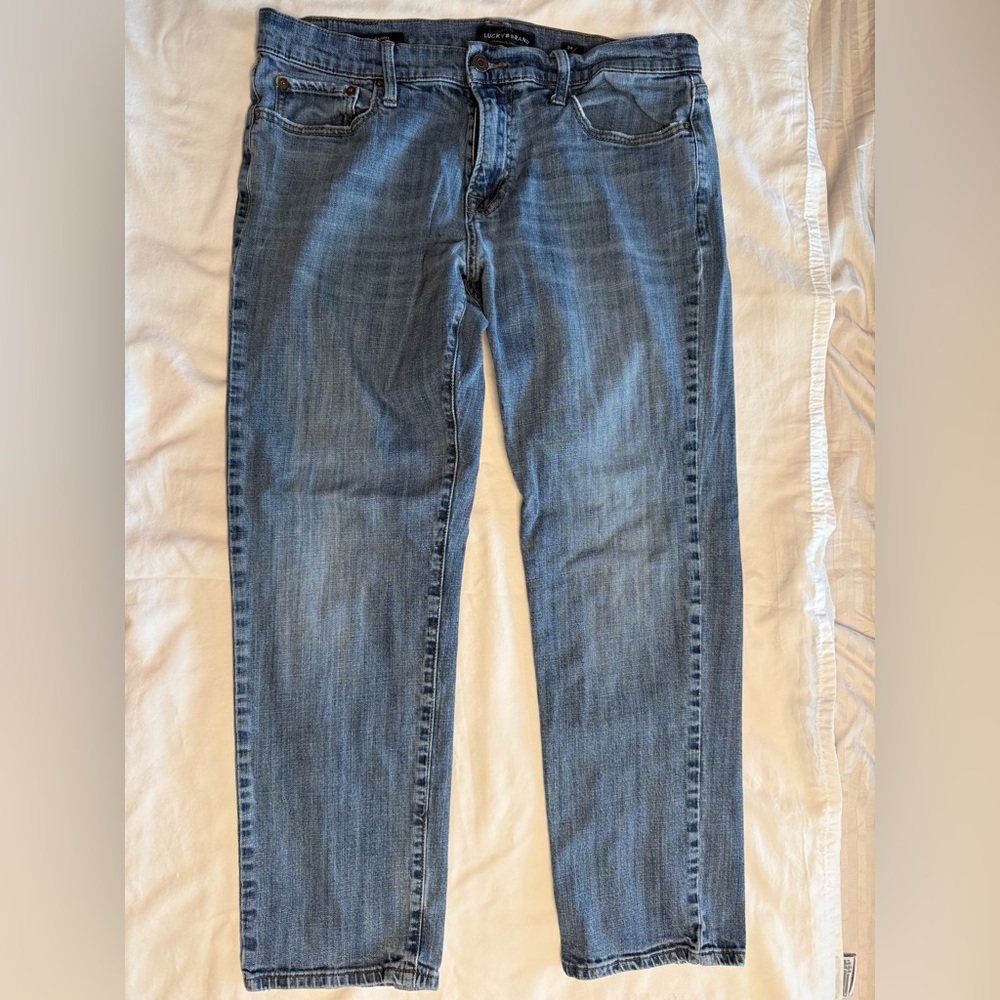 Lucky Brand Men's Classic Blue Straight Jeans